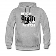 Men's Retro Band Bitch Witch Style Hoodie