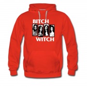 Men's Retro Band Bitch Witch Style Hoodie