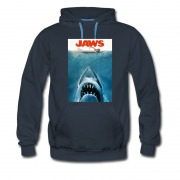 Men's RETRO JAWS POSTER Hoodie