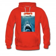 Men's RETRO JAWS POSTER Hoodie