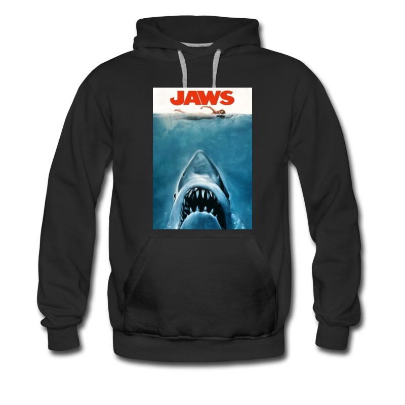 Men's RETRO JAWS POSTER Hoodie