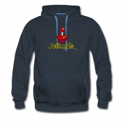 Men's Retro Pie Arcade Joystick Logo Hoodie