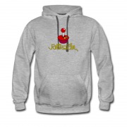 Men's Retro Pie Arcade Joystick Logo Hoodie