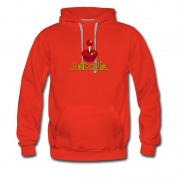 Men's Retro Pie Arcade Joystick Logo Hoodie