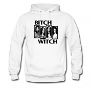 Men's Retro Tee Bitch Witch Awesome Style Hoodie