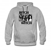 Men's Retro Tee Bitch Witch Awesome Style Hoodie