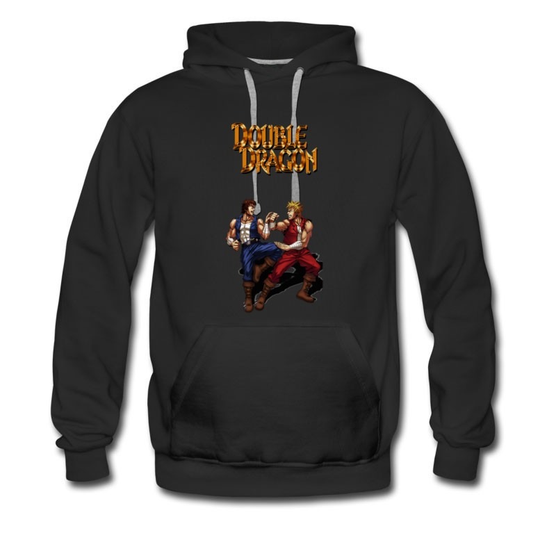 Men's Retro Video Games Arcade Double Dragon Hot Hoodie