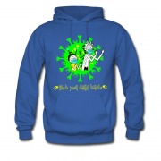 Men's Rick And Morty Corona Wash Your Hand Hoodie