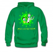 Men's Rick And Morty Corona Wash Your Hand Hoodie