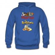 Men's scooby doo vs flinstone Hoodie