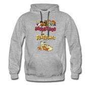 Men's scooby doo vs flinstone Hoodie