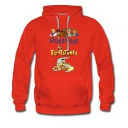 Men's scooby doo vs flinstone Hoodie