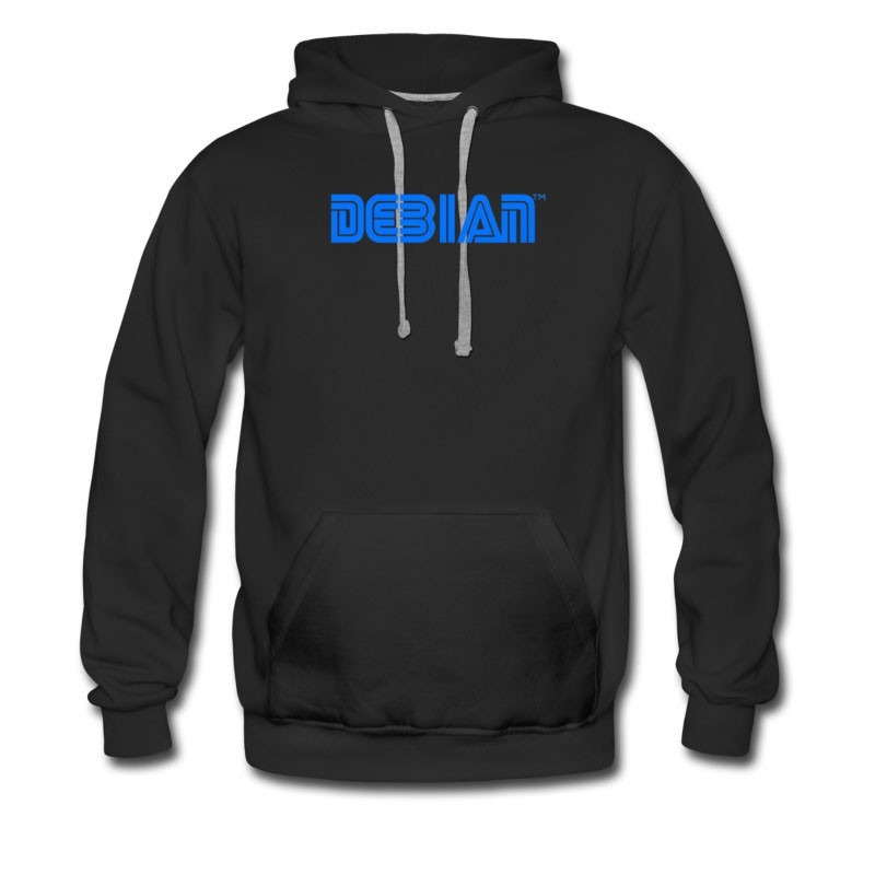 Men's Sega Parody Style Debian Hoodie