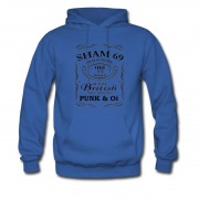 Men's Sham 69 Old School Punk Oi British Old 77 Brand Hoodie