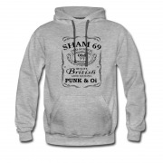 Men's Sham 69 Old School Punk Oi British Old 77 Brand Hoodie