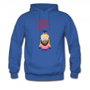 Men's Shemale Minion Funny Moment Beard Hoodie