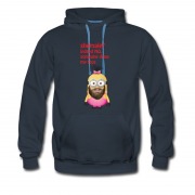 Men's Shemale Minion Funny Moment Beard Hoodie
