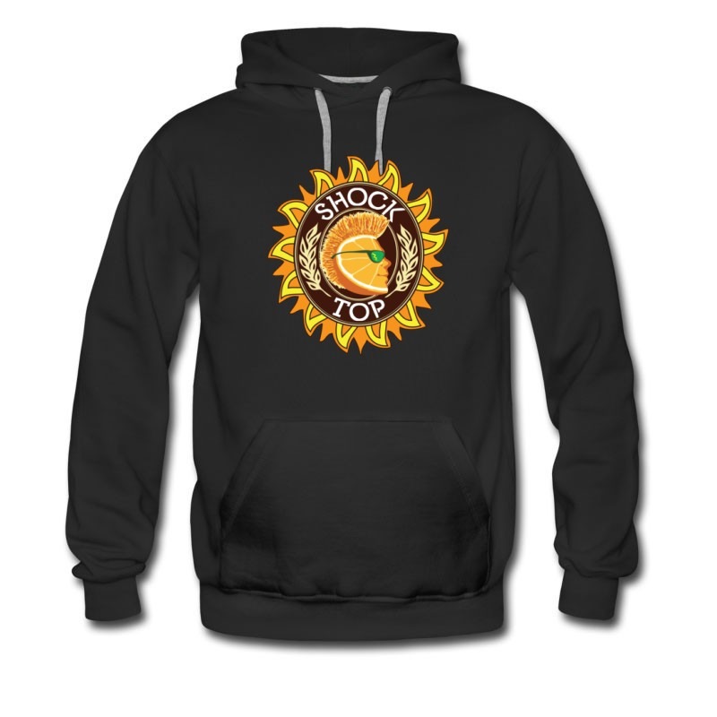 Men's Shock Top Orange Beer Mohawk Hoodie