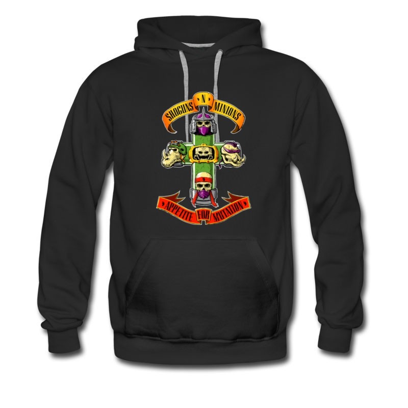 Men's Shotgun And Minions Hoodie