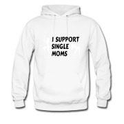 Men's SINGLE MOM . I SUPPORT Hoodie