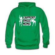 Men's SINGLE MOM . I SUPPORT Hoodie