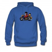 Men's Son Goku And Son Gohan Motor Bike Hoodie