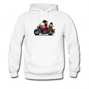 Men's Son Goku And Son Gohan Motor Bike Hoodie