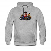Men's Son Goku And Son Gohan Motor Bike Hoodie