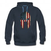 Men's Spartan America Helmet Hoodie