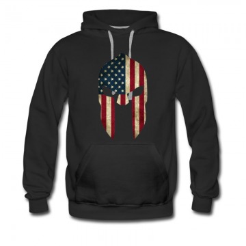 Men's Spartan America Helmet Hoodie