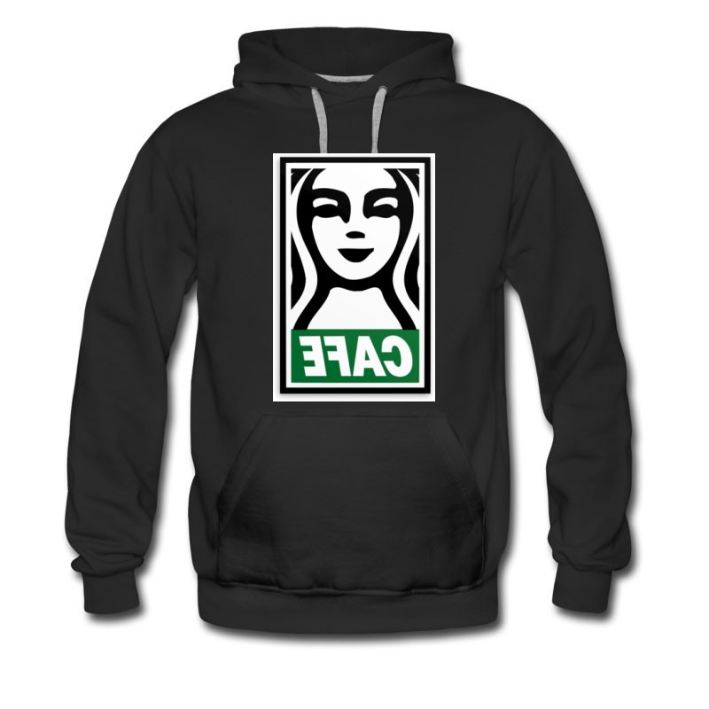 Men's Starbuck Cafe Face Hoodie