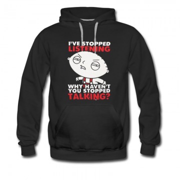 Men's stewie speech Hoodie