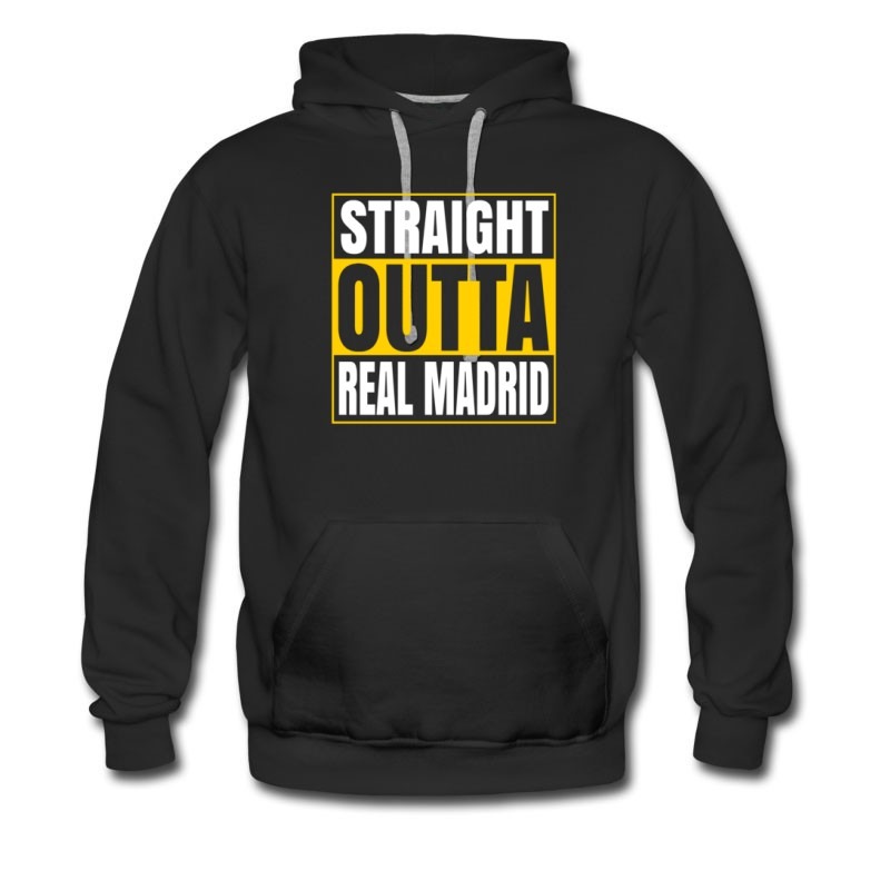 Men's Straight Outta Real Madrid Hoodie