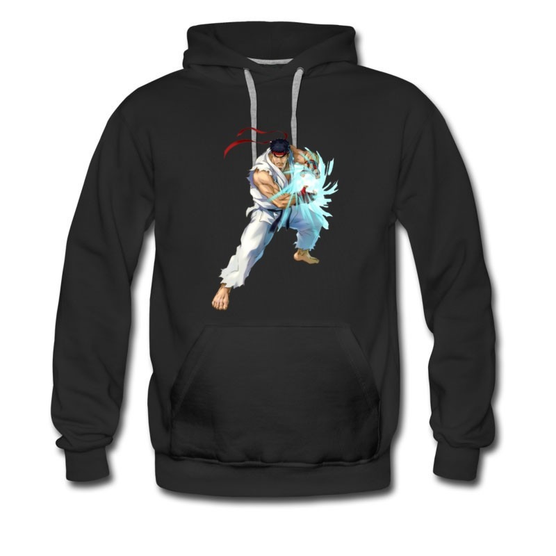 Men's Street Fighter Ryu Hadouken Perform Hoodie