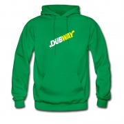 Men's Subway Parody Funny Dubway Hoodie