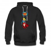 Men's Super Girl In Action Ladies Hoodie