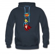 Men's Super Girl In Action Ladies Hoodie