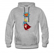 Men's Super Girl In Action Ladies Hoodie