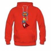 Men's Super Girl In Action Ladies Hoodie