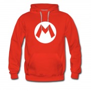 Men's Super Mario Mario Logo Apparel Hoodie