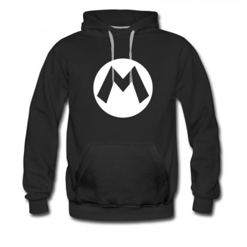 Men's Super Mario Mario Logo Apparel Hoodie
