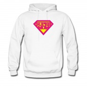 Men's Super Mo M Hot Logo Superman Style Hoodie