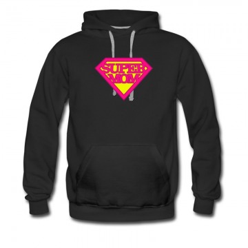 Men's Super Mo M Hot Logo Superman Style Hoodie