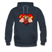 Men's Superman cover by spiderman Hoodie