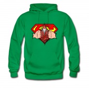 Men's Superman cover by spiderman Hoodie