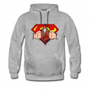 Men's Superman cover by spiderman Hoodie