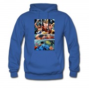 Men's Superman Wonder Woman Comic Page Hoodie