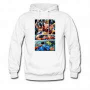 Men's Superman Wonder Woman Comic Page Hoodie