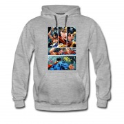 Men's Superman Wonder Woman Comic Page Hoodie