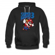 Men's Supermario 3 Bros Video Game Retro Hoodie